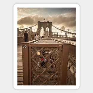 Brooklyn Bridge Manhattan NYC Sticker